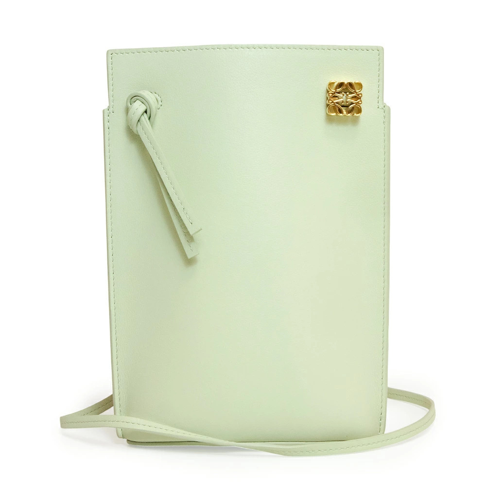 Loewe Dice Pocket Pochette Calf Spring Jade Green Crossbody Bag Leather